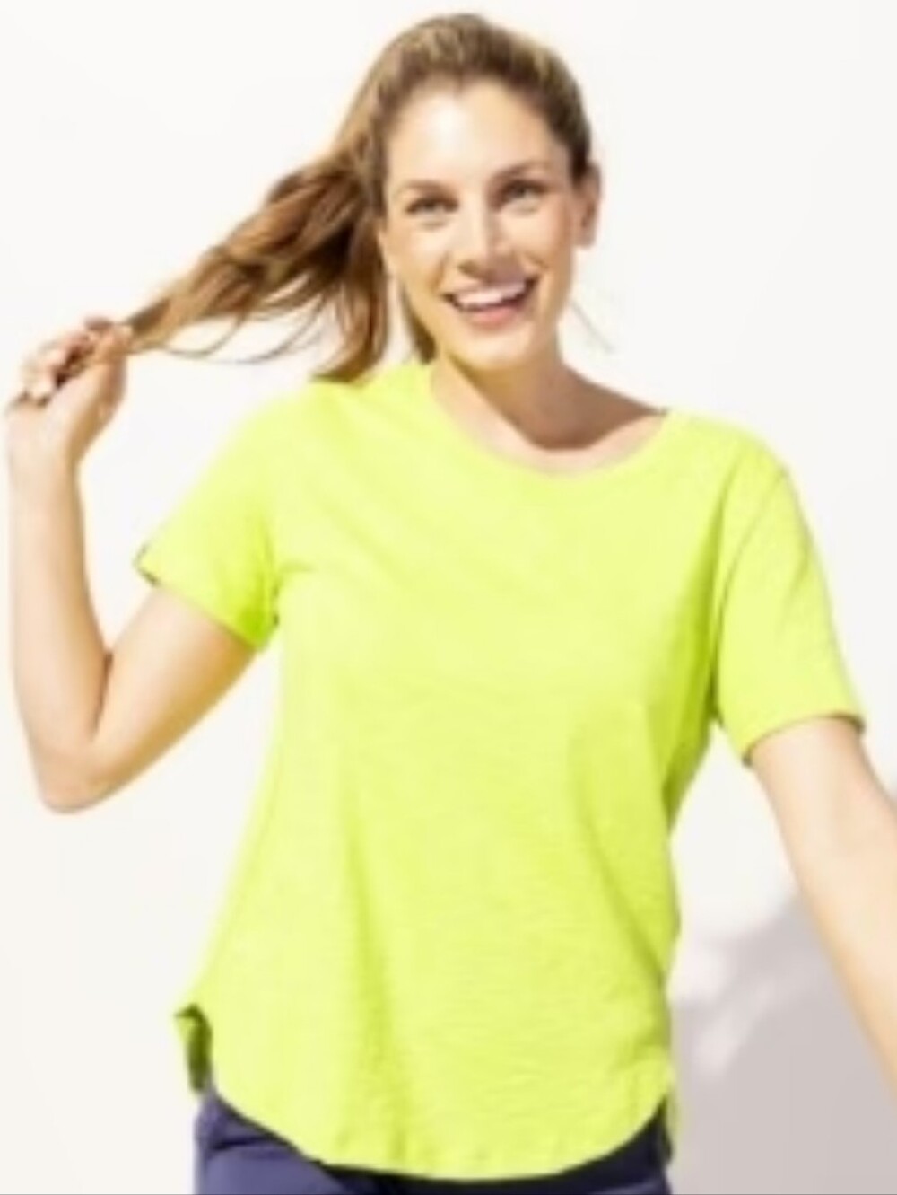 American Eagle Outfitters Neon Lime Short Sleeve Tee